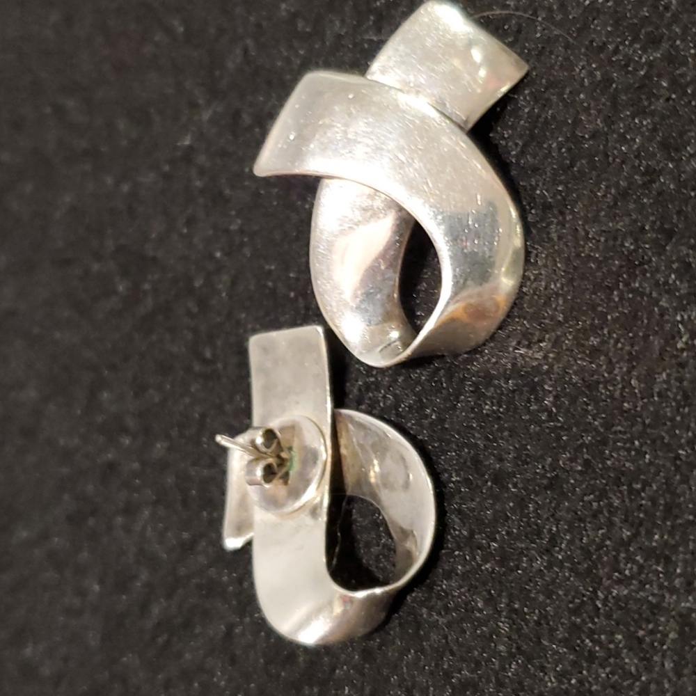 Silver earrings - Picture 4 of 4